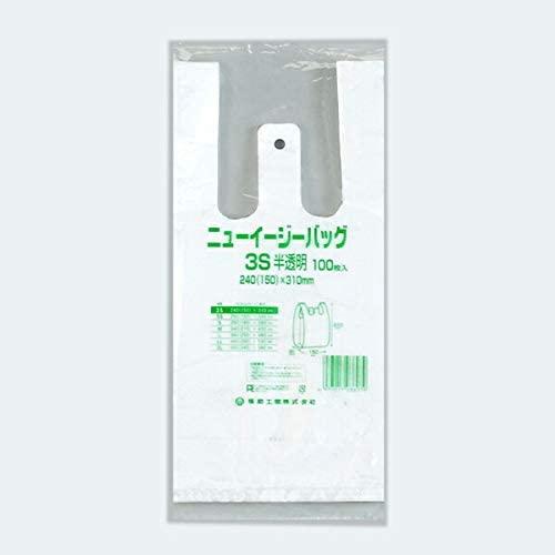 レジ袋 3S　半透明　240×310mm　2000枚　福助工業　ニューイージーバッグ 3S 半透明