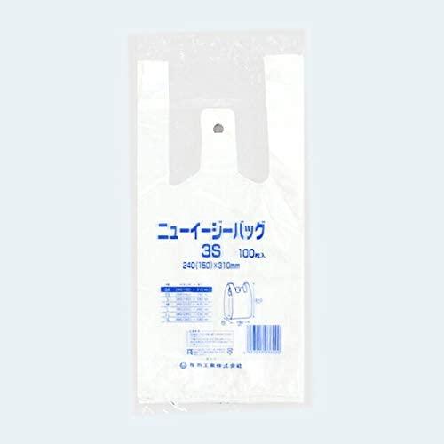 レジ袋 3S　乳白　240×310mm　2000枚　福助工業　ニューイージーバッグ 3S 乳白