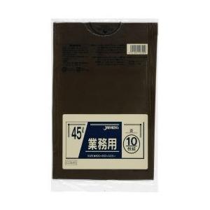 ジャパックス 業務用ポリ袋 45L 茶 0.030mm 600枚 10枚×60冊入 CCB45