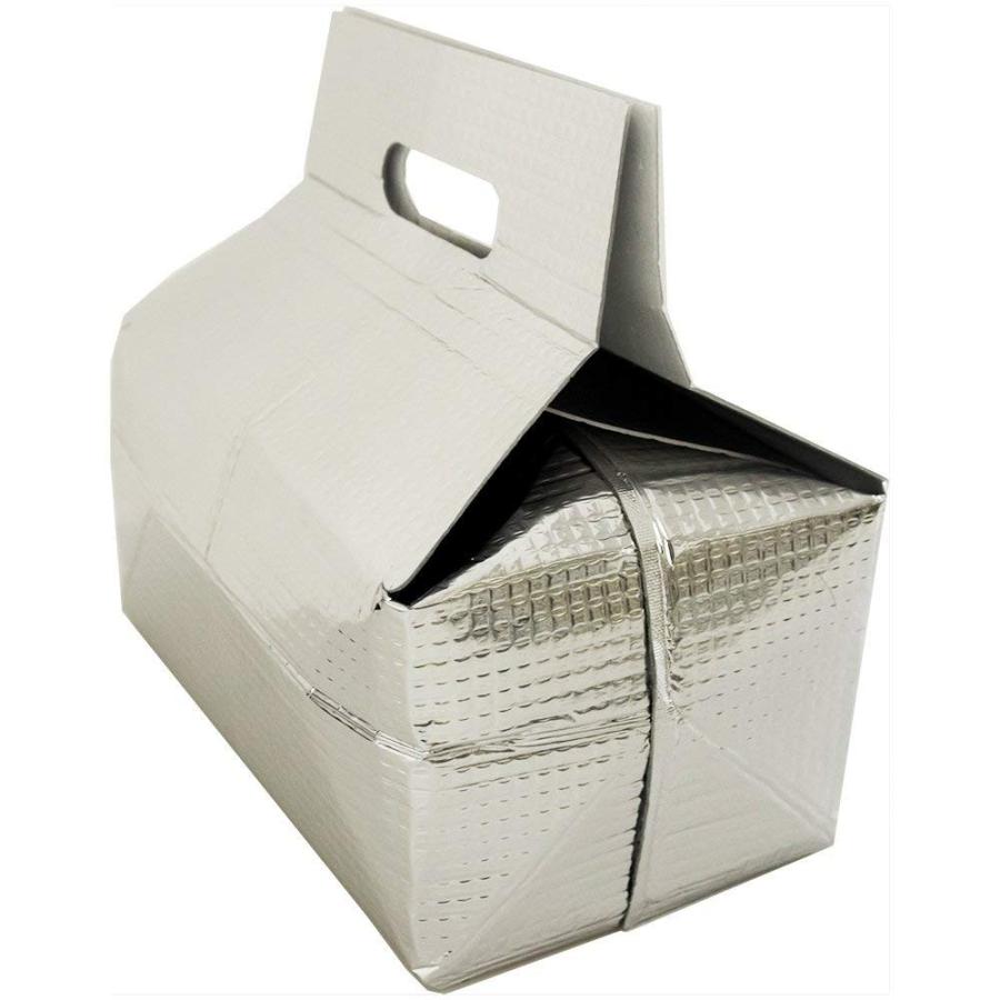 【送料無料】ミナクールパック CH7 保冷袋大角(底袋)　100枚 保冷袋 ミナクールパック CH7 角底袋(持ち手穴付) 大 225×240+125+