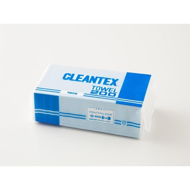 トーヨ ペーパータオル クリーンテックス 白 中判 200組×30袋 : 店舗