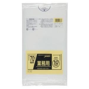 ジャパックス 業務用 ポリ袋 70L 透明  0.050mm 200枚 10枚×20冊入 P-78