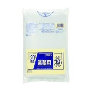 ジャパックス 業務用 最厚手 重量物対応 ポリ袋 20L 透明 0.080mm 300枚 10枚×30冊入 PL28