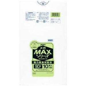 ジャパックス 業務用 ポリ袋 90L 半透明 0.017mm 600枚 10枚×60冊入 