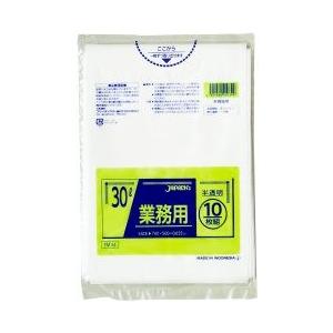 ジャパックス 業務用ポリ袋 30L 半透明 0.025mm 800枚 10枚×80冊入 TM34