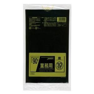 ジャパックス 業務用ポリ袋 90L 黒  0.040mm 300枚 10枚×30冊入 TM92