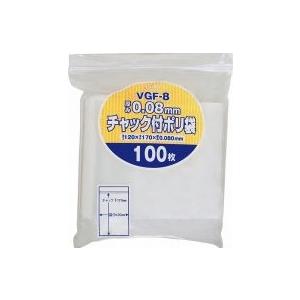 ブランド登録なし - ジャパックス ファスナー付ポリ袋  0.080mm×120mm×170粍 3000枚 100枚×30冊入 VGF-8 ファスナー付き添い人ポリ袋 ゴミ袋、ポリ袋、レジ袋-キッチン、日用品、文具-掃除用具