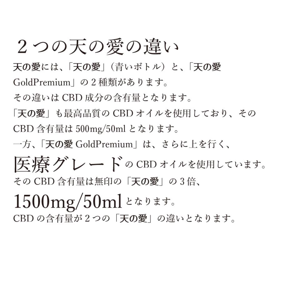 CBDオイル含有健康補助食品「天の愛（めぐみ）GoldPremium」　日本製品｜tensay｜03