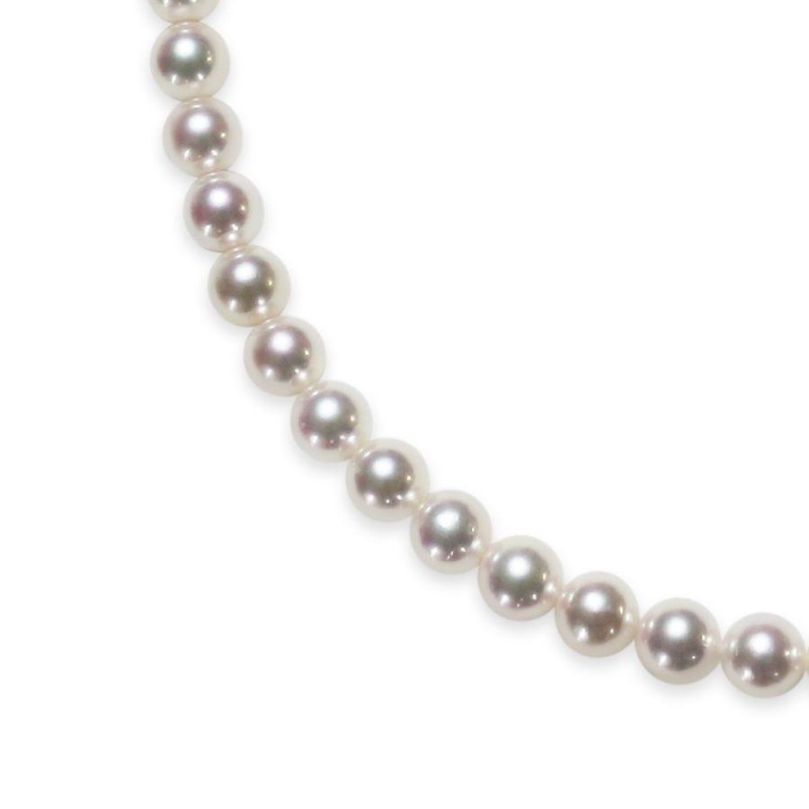 真珠 ネックレス 7.5〜8.0mm テリ：A 巻き：A キズ：C あこや アコヤ 