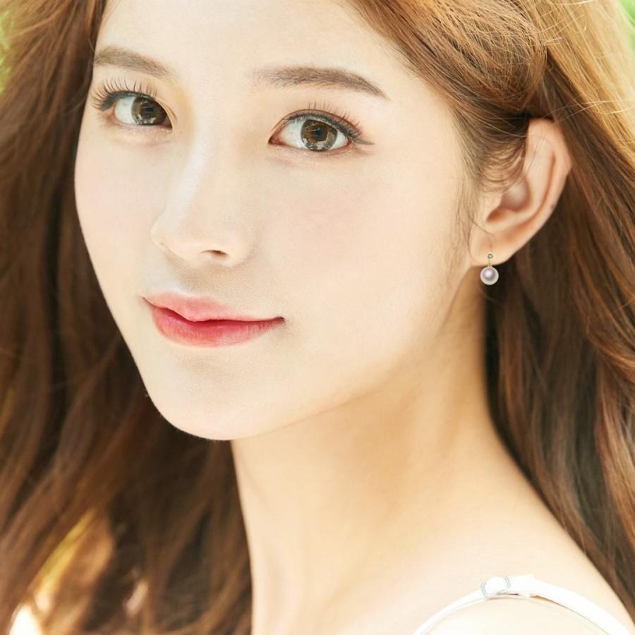 真珠 ピアス K18 6.5mm あこや アコヤ 宇和島 パール 誕生日 結婚式 