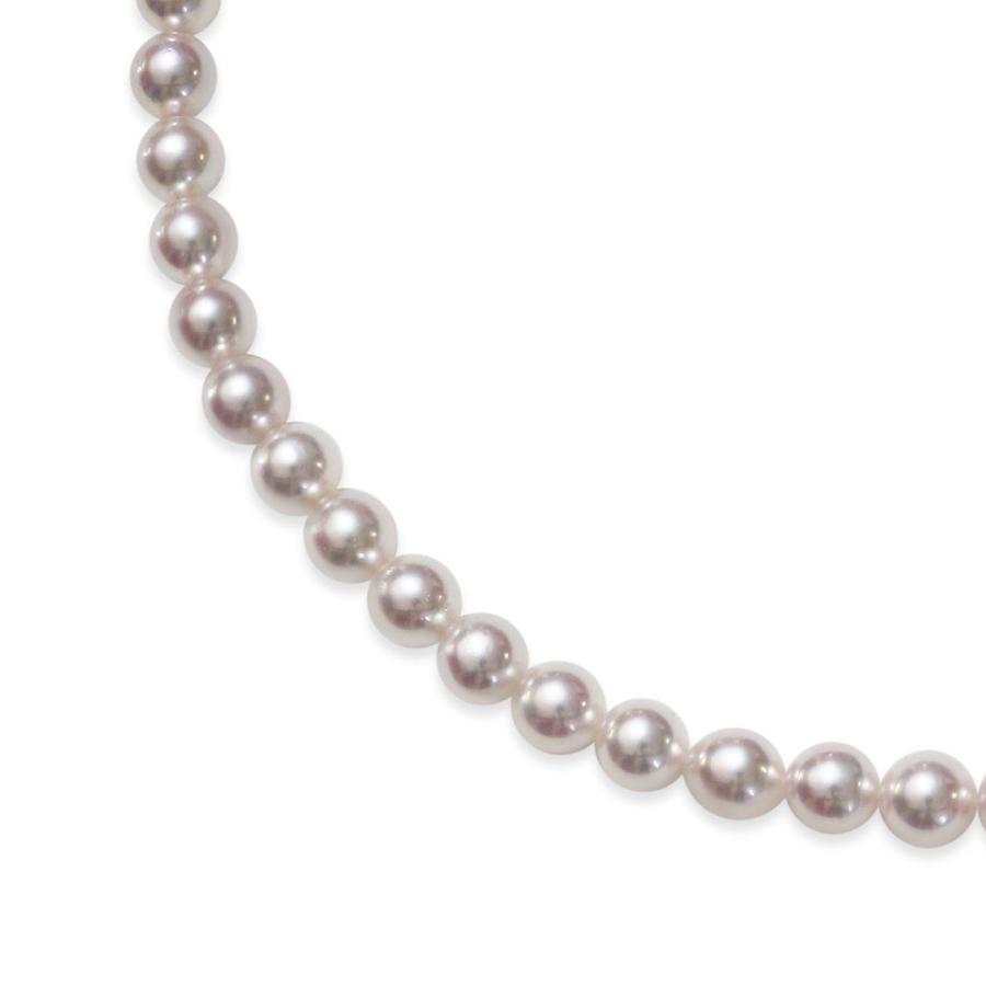 真珠 ネックレス 7.5〜8.0mm テリ：B 巻き：B キズ：B あこや アコヤ