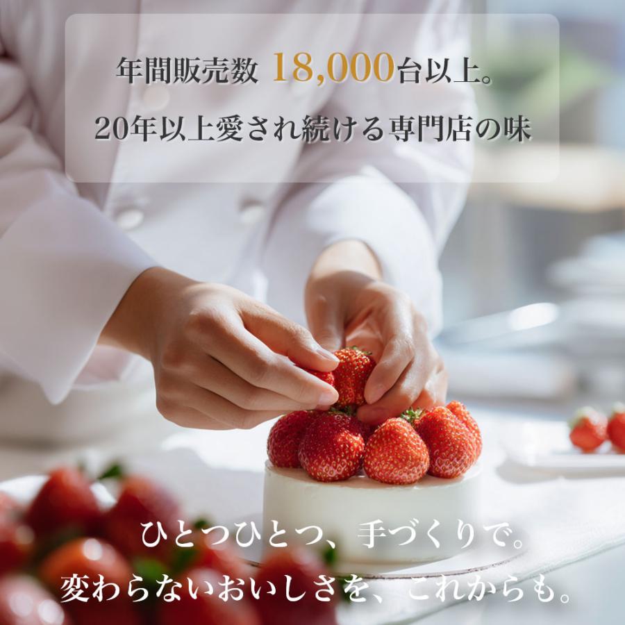 誕生日ケーキ バースデーケーキ 宅配 子供 高級 苺 生クリーム おしゃれ 人気 インスタ映え 美味しい 手作り 大人 冷凍 ホワイトベリー 5号 4人 6人 | 天使のおくりもの | 03