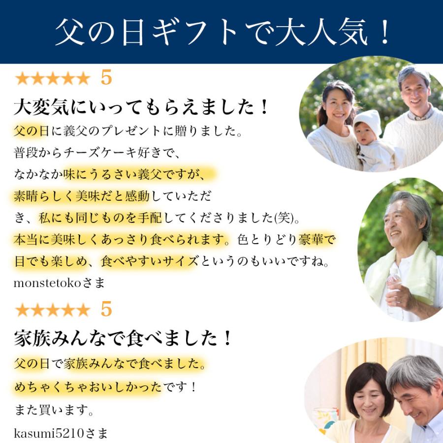 父の日 スイーツ プレゼント ギフト 2024 お中元 誕生日プレゼント 食べ物 チーズ ケーキ お菓子 30 40 50 60 70 80 代 乳酸菌 スイーツアソート 7個入｜tenshi-okurimono｜14