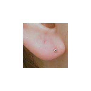 14金ホワイトゴールド丸玉ピアス 2mm : キララ - 通販 - Yahoo