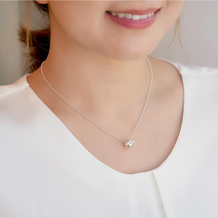 天使の卵 直営店 ネックレス レディース シルバー K18 ベーシック 天使