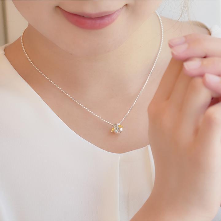 天使の卵 直営店 ネックレス レディース シルバー K18 ベーシック 天使