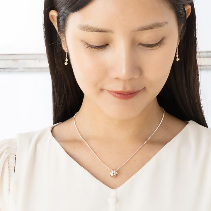 天使の卵 直営店 ネックレス レディース シルバー K18 ベーシック 天使