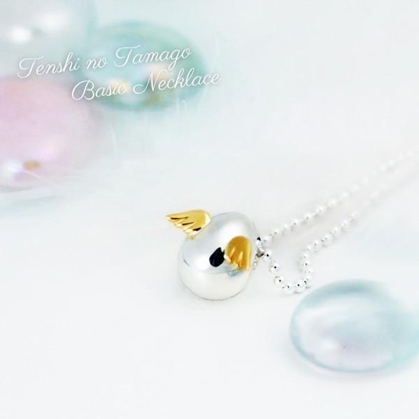 天使の卵 直営店 ネックレス レディース シルバー K18 ベーシック 天使
