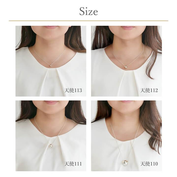天使の卵 直営店 ネックレス レディース シルバー K18 ベーシック 中