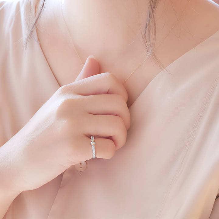 天使の卵 直営店 リング ハーフエタニティ 指輪 エタニティリング