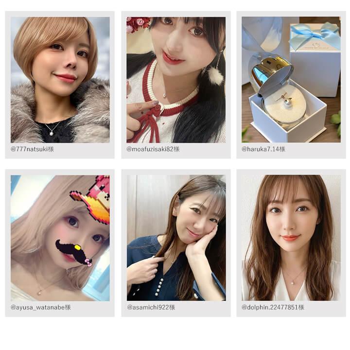 天使の卵 直営店 ネックレス レディース 天然パール ピンクパール