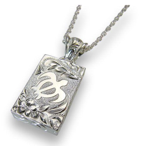 ネックレス シルバー ハワイアンジュエリー ホヌ ペンダント メンズ