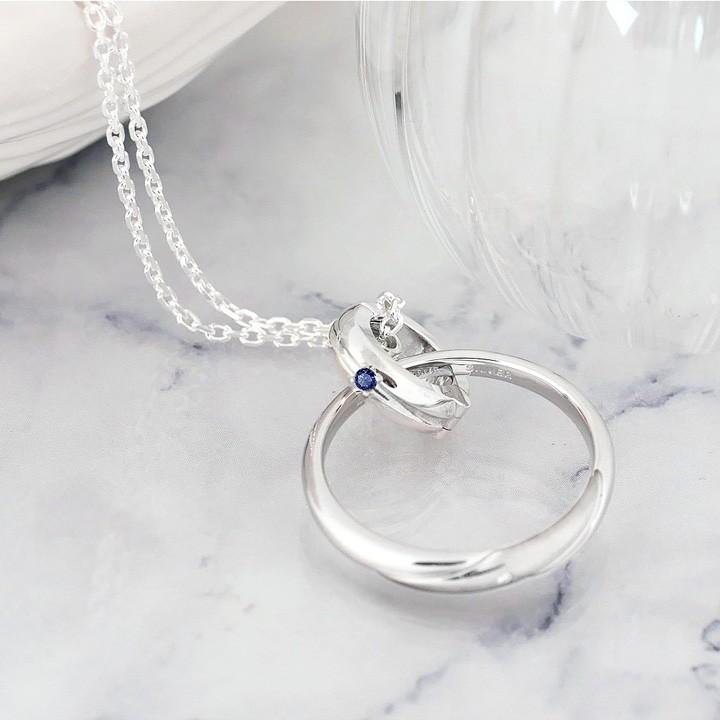 超目玉 リングホルダー ネックレス メンズ 誕生石 シルバー リング用ペンダント Lovers Scene Lsp0103n 55 女性 彼女 ホワイトデー 妻 超歓迎 Artech Mi It
