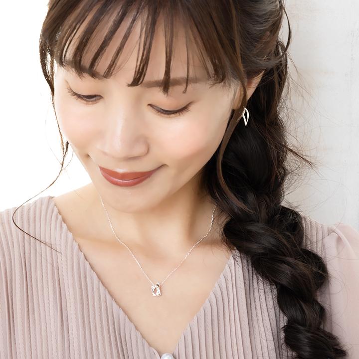 ネックレス レディース チワワ 誕生石 犬 シルバー necklace MIP1178WEB 彼女 妻 誕生日 プレゼント 夏 ギフト｜tenshinotamago｜04