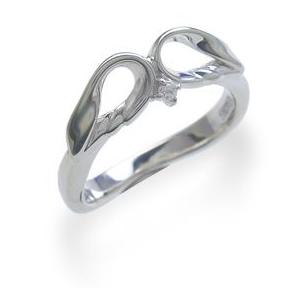 リング 指輪 シルバー ダイヤモンド mirai-tenshi 天使の翼 シルバーリング MIR2121D 彼女 妻 誕生日 プレゼント