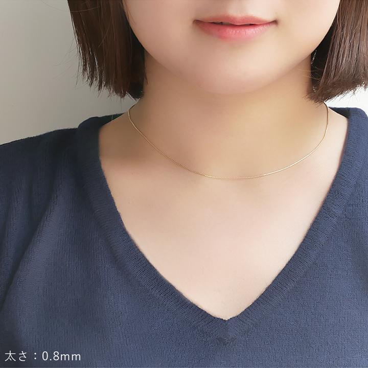 K18 プラチナネックレス　40センチ K18 プラチナネックレス 40センチ