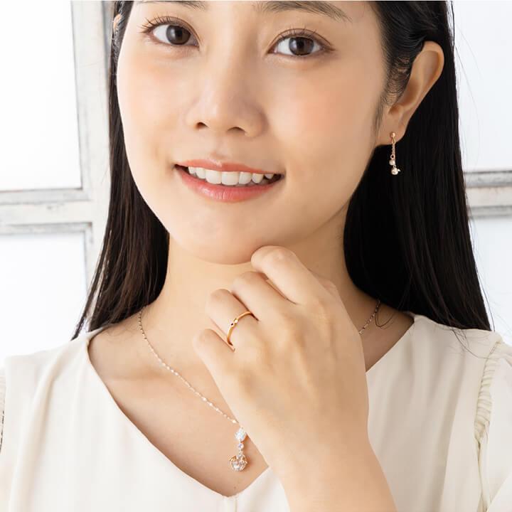 リング 指輪 ママ ジュエリー K10 誕生石 10金 ベビー レディース マミーズリング 出産記念 天使の卵 直営店 ten264 彼女 妻 夏の画像