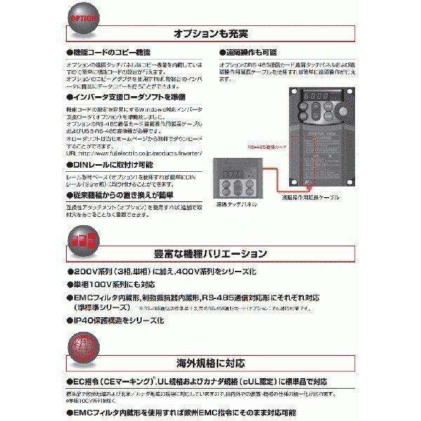 新品 FRN1.5C2S-7J 単相200V入力三相200V出力 富士電機インバーター1.5