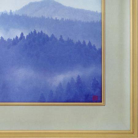 東山魁夷 朝雲 東山魁夷 絵画 朝雲 吉野 複製 美術印刷 巨匠