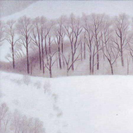 東山魁夷 絵画 冬の旅 【複製】【美術印刷】【巨匠】【変型特寸