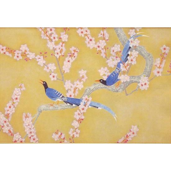 上村松篁 絵画 春輝 【複製】【美術印刷】【巨匠】【変型特寸 上村松篁 絵画 春輝 【複製】【美術印刷】【巨匠】【変型特寸