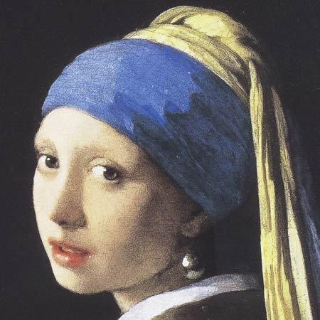フェルメール 絵画 真珠の耳飾りの少女(青いターバンの少女） 【複製