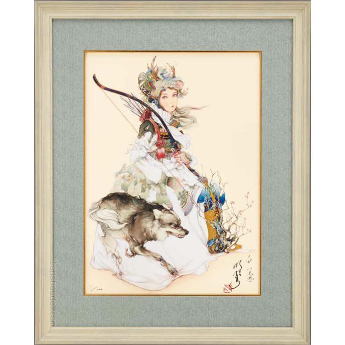 『専用ページ』入江明日香　白い森 入江明日香 絵画 白い森 送料無料 【複製】【美術印刷】【巨匠】【変型