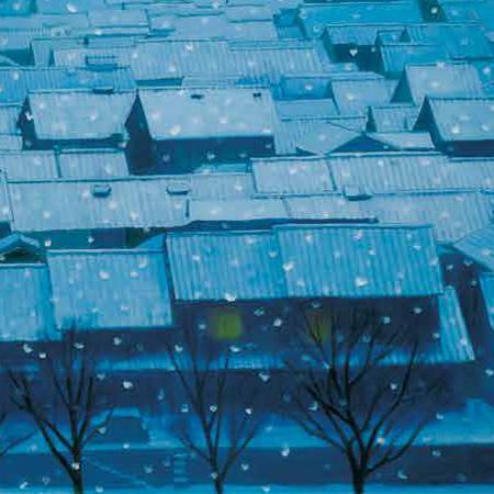 東山魁夷 絵画 年暮る(としくる) 送料無料 【複製】【美術印刷】【巨匠