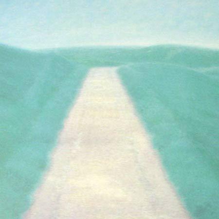 東山魁夷 絵画 道 【複製】【美術印刷】【巨匠】【3・4号】 : 叙勲額と