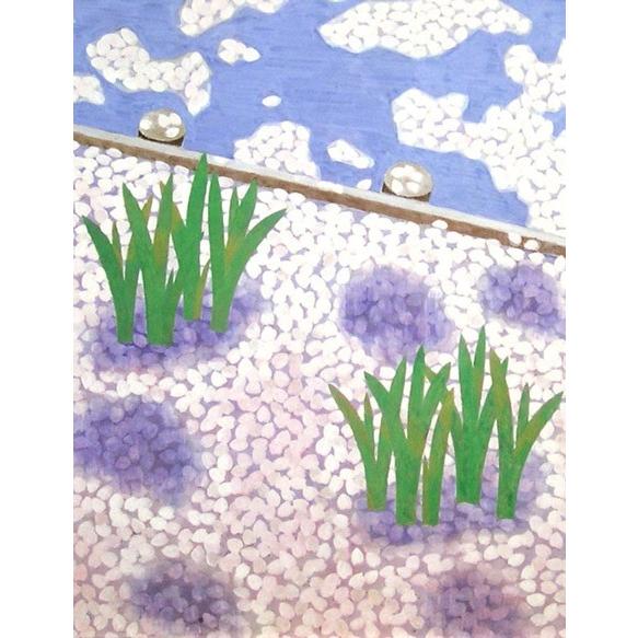 福田平八郎　絵画　花の習作　　【複製】【美術印刷】【巨匠】【変型特寸】_3