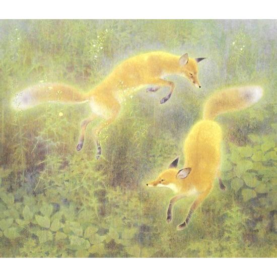 山口華楊 絵画 幻化 【複製】【美術印刷】【巨匠】【変型特寸】 : 叙勲