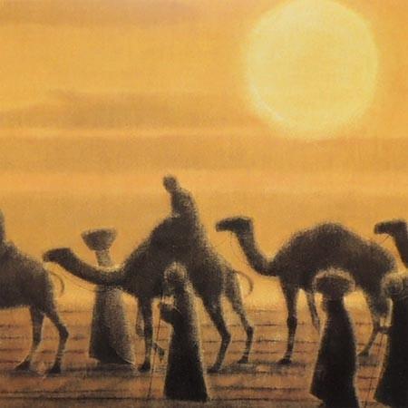 平山郁夫 絵画 流沙の道 アートポスター 【複製】【アート 平山郁夫 絵画 流沙の道 アートポスター 【複製】【アート