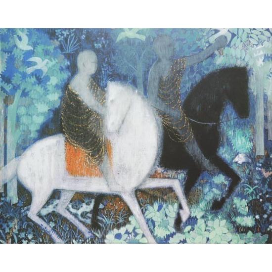 平山郁夫 絵画 仏教伝来 【複製】【美術印刷】【巨匠】【10号