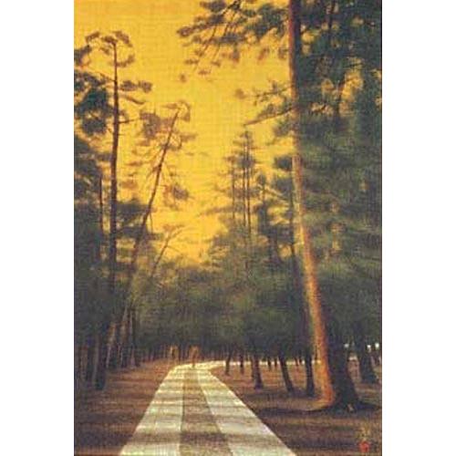 平山郁夫　大徳寺境内 複製画 平山郁夫 絵画 大徳寺境内 【複製】【美術印刷】【巨匠】【変型特寸