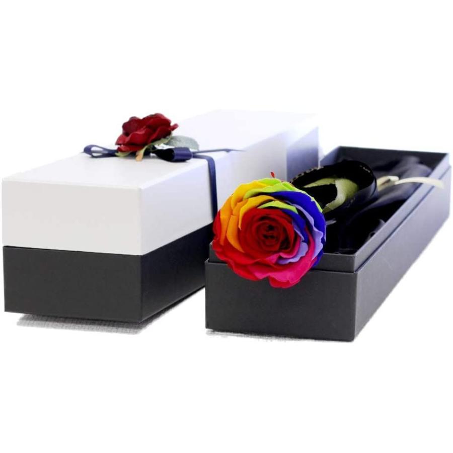 日本最大級 Makefuture Rainbow Rose プリザーブドフラワー 花 彼女 一輪 バラ 虹色 プロポーズ プレゼント アモローサ 花言葉 日本産 Nicmosul Org