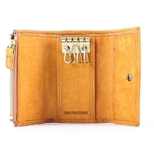 セット割引 His Factory ヒズファクトリー キーケース 財布 カードケース 小銭入れ 財布 メンズ カードも入る 三つ折り財布 4連ホック 大阪販売店 Superiorrealtyofalabama Com