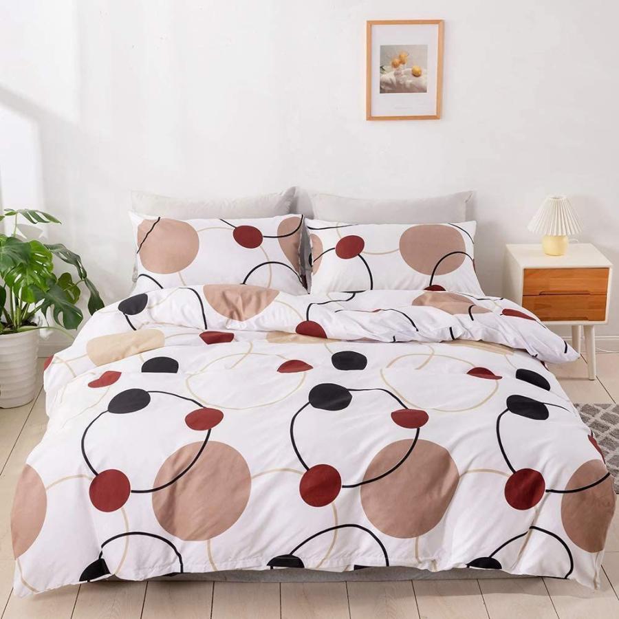 上質で快適 Adasmile A S 布団カバー ダブル 4点セット 可愛い 寝具カバー 四季通用 ベッドカバー 洋式 和式兼用 ボックスシーツカバ 激安単価で Fsl Gabon Com