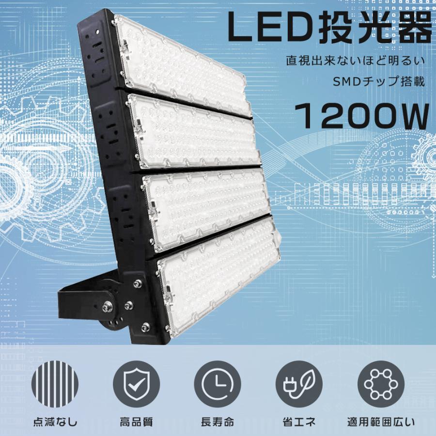 LED投光器 1200W 12000W相当 240000LM 昼光色 LED作業灯 LED 投光器 