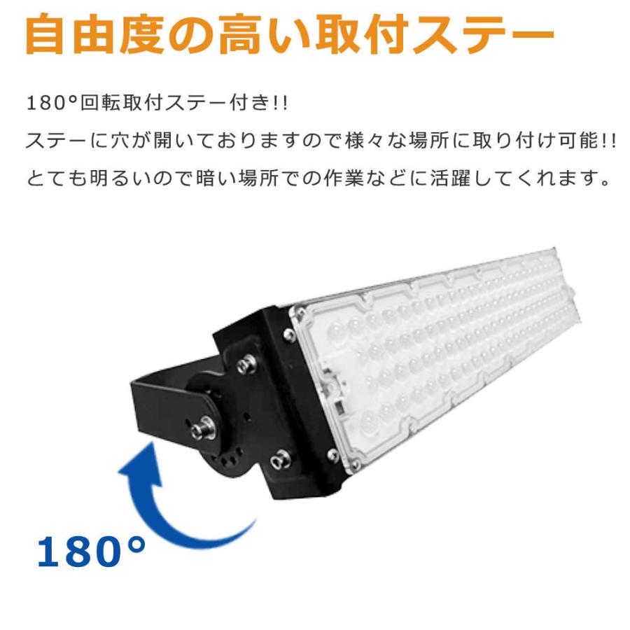 LED投光器 300W 60000LM LED作業灯 3000W相当 屋外用 明るい 5m