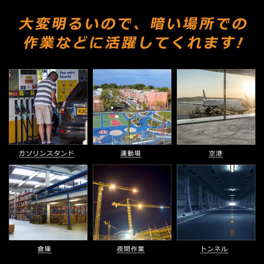 LED投光器 300W 昼白色 60000LM LED作業灯 3000W相当 屋外用 駐 LED投光器 300W 昼白色 60000LM LED作業灯 3000W相当 屋外用 駐